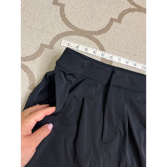 Nike Bliss Dri-FIT Trousers pleated side pockets wide leg black pant,size small - Picture 12 of 16